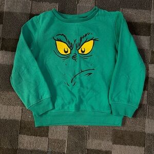 Kids Green Graphic Sweatshirt